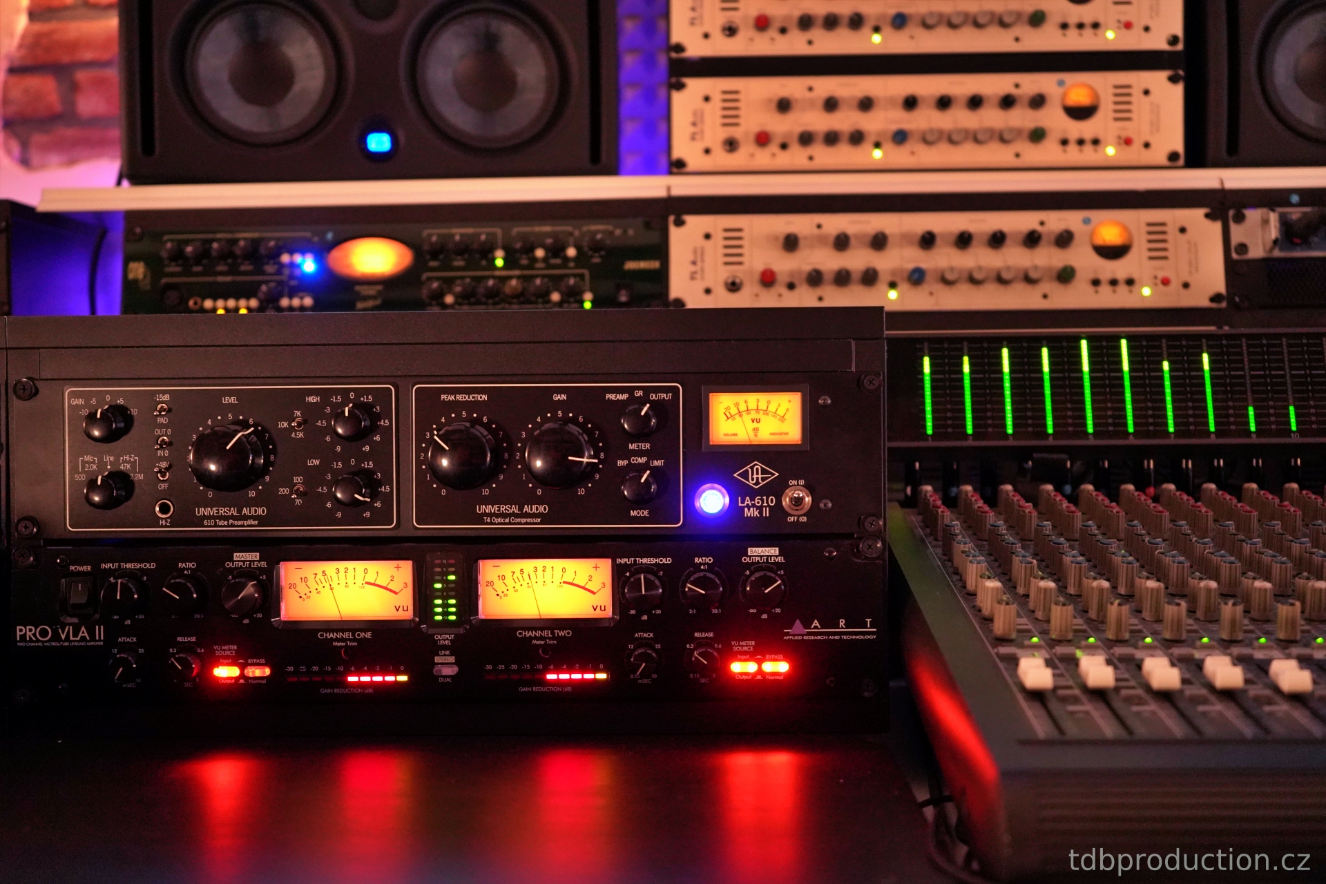 TdB Production - Nahrávací studio a videoprodukce Praha - preampy